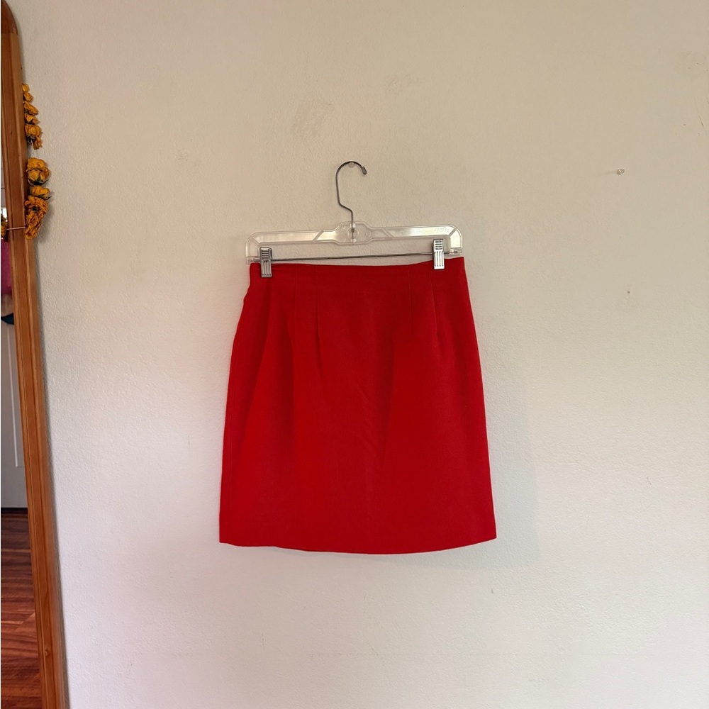 Vintage Red Skirt